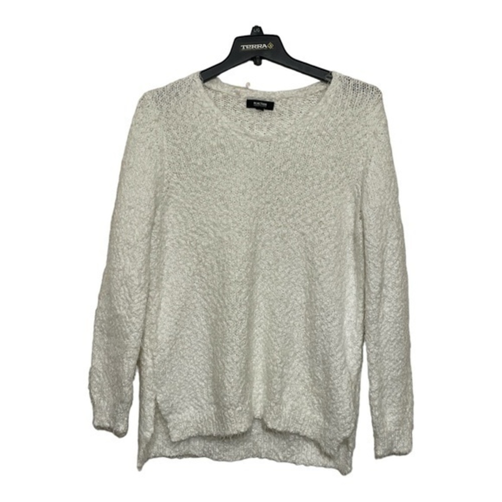 Kenneth Cole Reaction Womens Sweater White Long Sleeve Soft Comfy Size XL